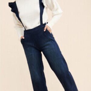 Anthropologie DL1961 Hepburn Overalls.